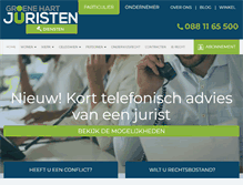 Tablet Screenshot of groenehartjuristen.nl